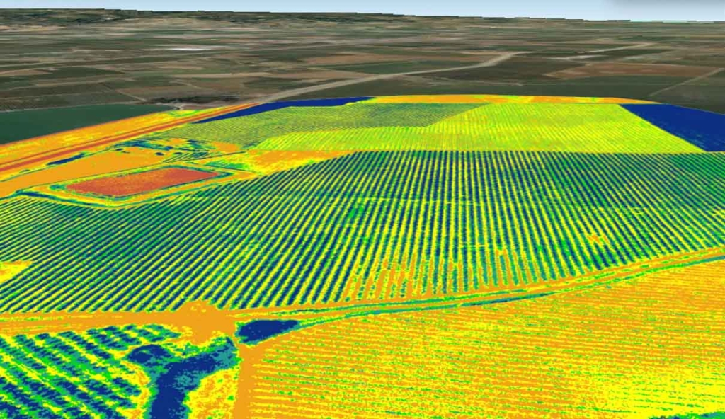 Análisis de cultivos con cámaras Multiespectrales Aeropro Balear